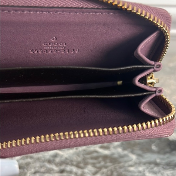 Gucci Women's Lilac Card Holder - Picture 6 of 9